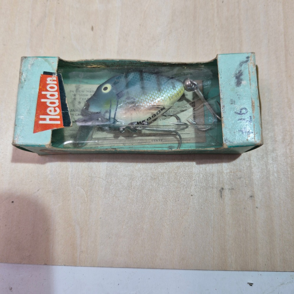 Vintage Heddon Punkinseed 9630 BGL Bluegill Fishing Lure with Original Box - Picture 7 of 9